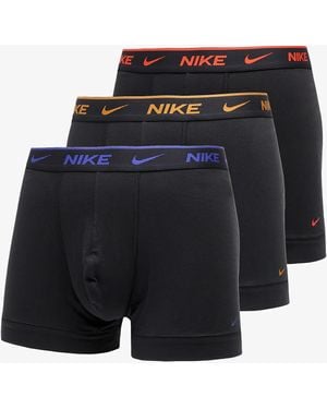 Nike Dri-Fit Everyday Cotton Stretch Trunk 3-Pack - Nero