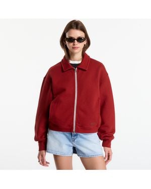 Vans Sweatshirt Alanna Fleece Jacket - Rot
