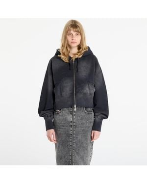 Dime Felpa Cropped Zip Hoodie - Nero