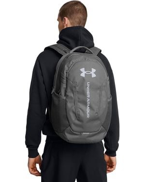 Under Armour Hustle 6.0 Backpack Castlerock/ Steel - Gray