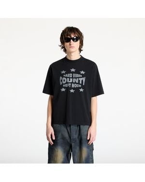 Marcelo Burlon T-Shirt Hard Vibes Boxy T-Shirt - Schwarz