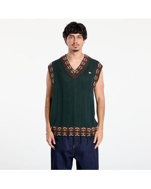 adidas Originals Vest Adidas X Clot Crochet Vest By Edison Chen - Green