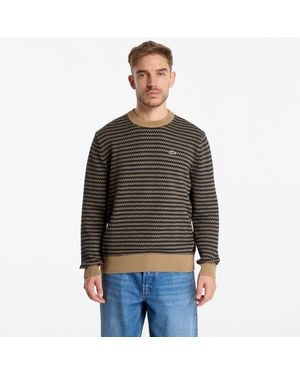 Lacoste Pullover Crewnecks Sweaters Cookie/Sinople-Dark - Schwarz