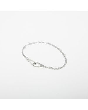 Miansai Bracciaetto Dima Chain Braceet Stering Siver - Bianco