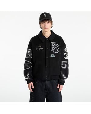FTSHP Jas Playboy X Varsity Jacket - Zwart