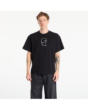 Brain Dead T-Shirt Logo Head T-Shirt - Schwarz