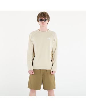 The North Face Sweatshirt M Mountain Athletics Fleece Crew Desert Stone/ Khaki Stone - Naturel