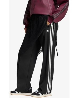 adidas Originals Jogginghosen Adidas 2In1 Firebird Loose Track Pants With Lace Skirt - Schwarz
