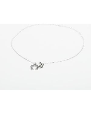Twojeys Horseshoe Necklace - White