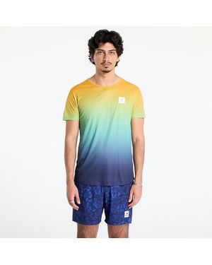 Saysky T-Shirt Drip Dye Flow T-Shirt - Blau