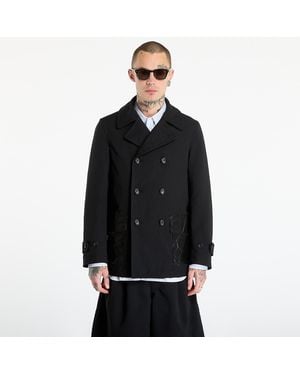 Comme des Garçons Jacket Double Breasted Coat - Black