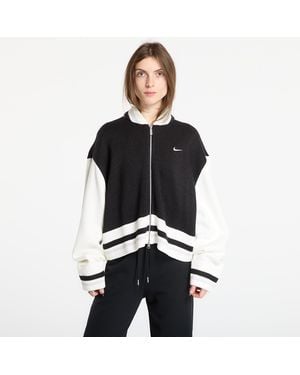 Nike Chandail sportswear cardigan black/ sail/ vast grey/ sail xs - Noir