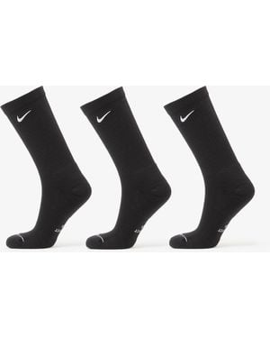 Nike Sokken Everyday Elevated Crew Socks 3-Pack - Zwart