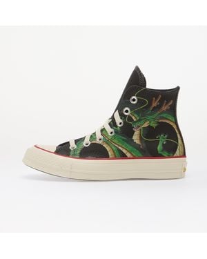 Converse Baskets x dragon ball z shenron chuck 70 hi black/cyber yellow eur 39.5 - Vert