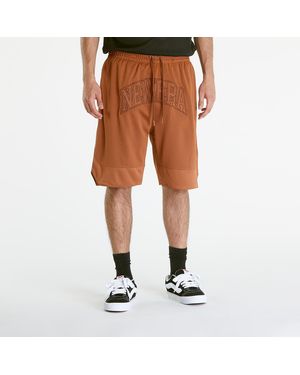 KTZ Pantaloncini Arch Logo Mesh Shorts - Marrone
