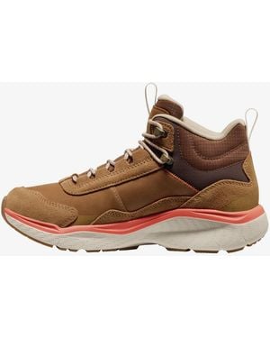 Keen Sneakers Leiki Leather Mid Wp Chipmunk/ Birch - Brown