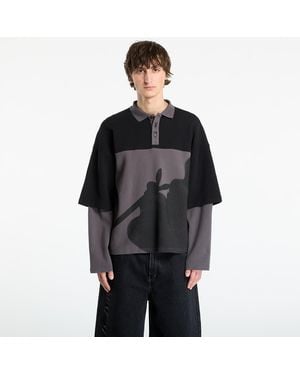 FTSHP T-Shirt Playboy X Double Sleeve Polo - Black