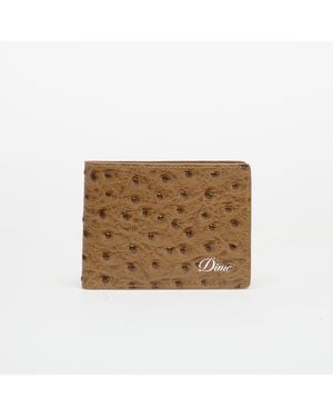 Dime Fauxstrich Wallet - Brown