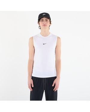 Nike Tank Top Pro Dri-Fit Tight Sleeveless Fitness Top - Weiß