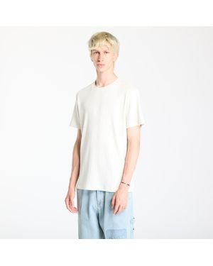 Calvin Klein Maglietta Jeans Linear Quilted Tee - Bianco