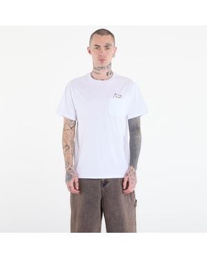 RIPNDIP Maglietta Lord Nermal S/S Pocket Tee - Bianco