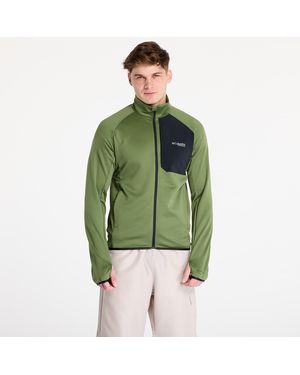Columbia Sweatshirt Triple Canyon Grid Fleece Full-Zip Ii Canteen - Grün