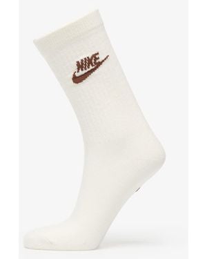 Nike Sportswear Everyday Essential Crew Socks 3-Pack - Weiß