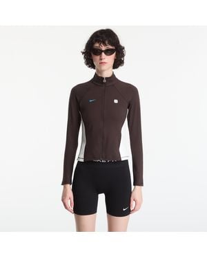 Nike Sweatshirt Sportswear Full-Zip Long-Sleeve Top Velvet/ Sail - Meerkleurig