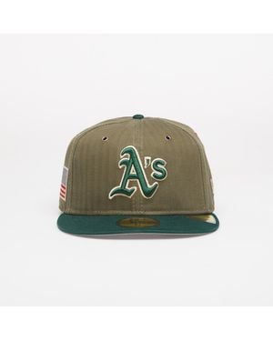 KTZ 59Fifty Mlb American Herringbone Oakland Athletics - Green