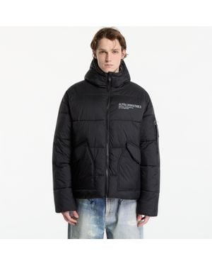 Alpha Industries Jacke Reversible Puffer - Schwarz