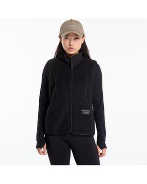 Pas Normal Studios Weste Off-Race Pile Fleece Vest - Schwarz