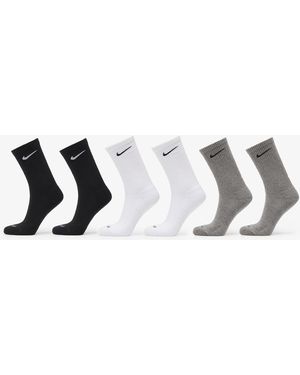 Nike Everyday Plus Cushioned Training Crew Socks 6-Pack - Metallizzato