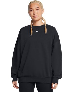 Under Armour Sweatshirt Rival Fleece Os Crew - Black