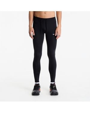 Nike Leggins Miler Dri-Fit Running Tights/ Reflective Silv - Blau