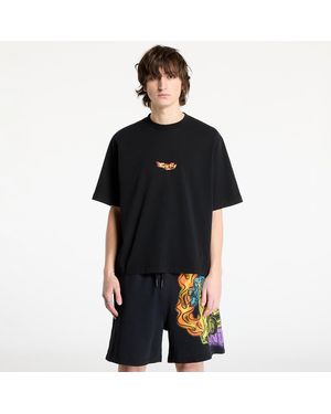 Marcelo Burlon Maglietta County Flame Boxy T-Shirt - Nero