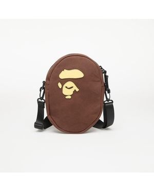 A Bathing Ape Tas Ape Head Shoulder Bag - Bruin