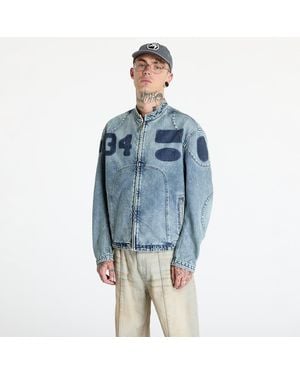 Ambush Jacket Denim Rider Jacket Vintage/ No Color - Blue