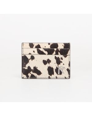 Represent Portemonnee Cow Hide Card Holder Flat/ Jet - Naturel