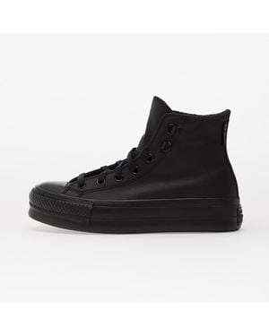 Converse Sneakers Chuck Taylor All Star Lift Platform Leather Hi/ Eur - Black