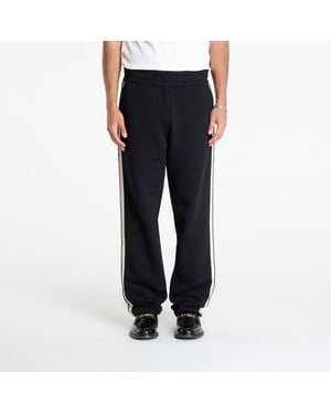 Palm Angels Pantaloni Curved Logo Track Sweatpants/ Off - Nero