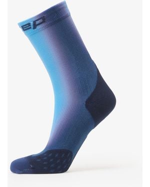 Cep Sokken Core Run Gradient Mid Cut Compression Socks 1-Pack - Blauw