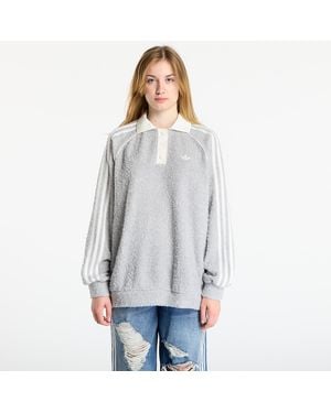 adidas Originals Sweatshirt Adidas Ovzd Polo Crew - Gray