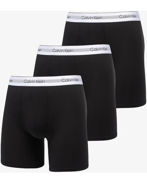 Calvin Klein Boxer Brief Long 3-Pack - Nero