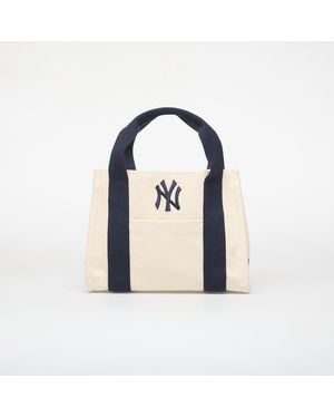 KTZ Borsa Mlb Mini Tote Bag New York Yankees Ivory - Blu