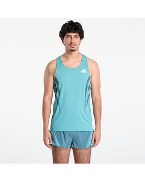adidas Originals Maglietta Adidas Adizero Adizero Archive Top - Blu