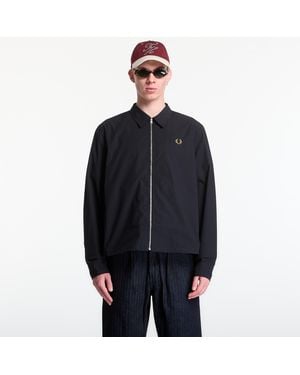 Fred Perry Jacket Poplin Overshirt - Black
