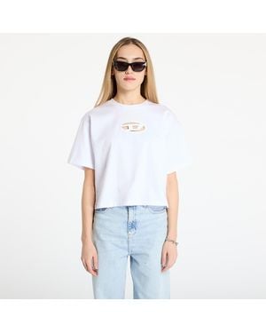 DIESEL Maglietta T-Buxt-Crop-Od T-Shirt - Bianco