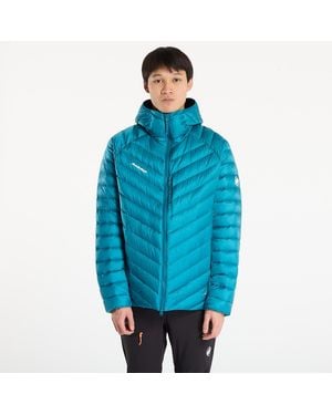 Mammut Veste broad peak in hooded jacket men deep teal/ black m - Bleu
