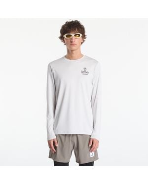 Saysky T-Shirt Statement Pace Long Sleeve - Weiß