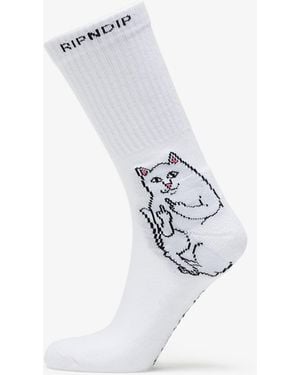RIPNDIP Socken Lord Nermal Socks - Weiß